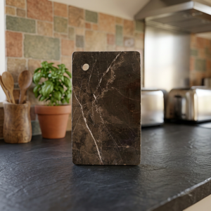 Rectangle Marble Chopping Block Anti-Slip Cutting Board Premium Quality Stone Kitchen Tool - Product Image 1