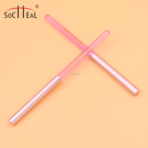 Pennello Universale per Nail Art con Manico in Acrilico Rosa, Ghiera Rosa e Setole in Nylon per Design Unghie - Product Image 5