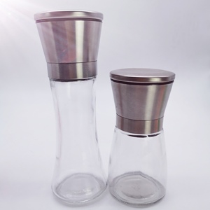 Broyeur de moulin à poivre noir en acier inoxydable de bouteille en <span class=keywords><strong>verre</strong></span> de haute qualité - Product Image 5