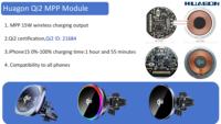 2025 Module de chargeur de voiture sans fil magnétique Qi2 15W avec caractéristiques de protection OVP et OTP Fonction PD 3.0