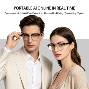 Gafas Inteligentes con IA, Material de PC Inyectado, Montura Semi-sin Aro con Piezas Metálicas, Diseño Compuesto Inyectado en Metal, Equipadas con Enses - Product Image 5