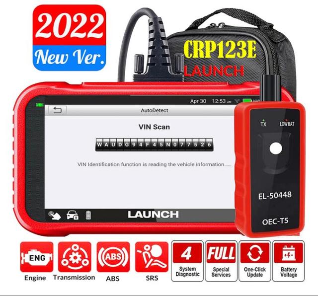 2023 for X431 CRP123E OBD2 Diagnostic Tool Four-System Multi-Language Auto Engine Vehicle Coder Reader Scanner Free Update