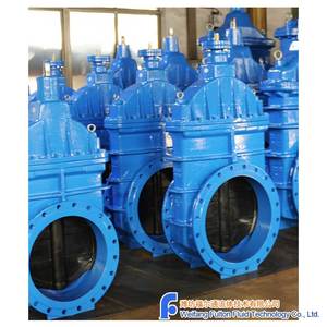 Vanne à opercule assise résiliente avec bride supérieure ISO, utilisée pour l'industrie de l'eau potable, DN600 PN10 F4 EPDM certifiée WRAS & GSK DN600 P - Product Image 5