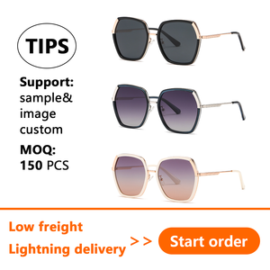 Gafas de sol polarizadas de moda y adecuadas para fotografía de calle hechas de metal Nuevo estilo de moda para mujer - Product Image 2