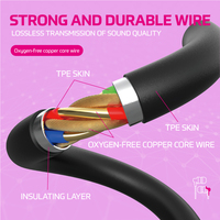 Écouteurs intra-auriculaires sportifs MEKEN ME200 Super Bass magnétiques 3,5 mm, casque filaire stéréo avec micro