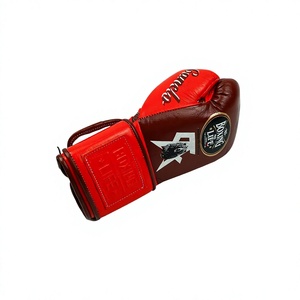 New No Boxing No Life Design Genuine Leather Lightweight Moisture Wicking Laced Boxing <b>Gloves</b> For Sparring MMA - Product Image 4
