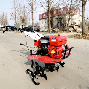 Nouvelle micro-motoculteur multifonction à essence poussé à la main, petit scarificateur de désherbage avec moteur à boîte de vitesses et pompe pour l'agriculture - Product Image 1