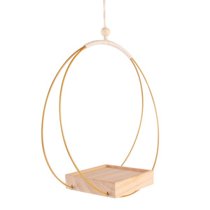 New <strong>Hanging</strong> Wooden Gardening Flowerpot Creative <strong>Hanging</strong> Cotton Rope <strong>Hanging</strong> <strong>Basket</strong> showcase Props <strong>Hanging</strong> Potted Plant <strong>Bracket</strong> - Product Image 5