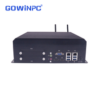 Lecteur d'affichage numérique 4K, mini PC industriel Intel i5-8400 i5-6400 i7-9700, 4 sorties, support VESA, lecteur multimédia publicitaire