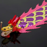 Accessoire de scène pour spectacle de danse du dragon rouge
