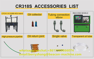 Automobile Electronic <b>Machinery</b> Engines Equipment Cr318 Heui Common Rail Injector Test Cr318s With Double Oil System CR318S Comm - Product Image 6