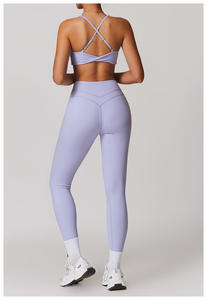 Damen 2-teilige Lounge-Sets Casual Summer Workout Kurze passende Kleidungs sets Ausgehen Zweiteilige Outfits Yoga Gym Custom Logo - Product Image 5