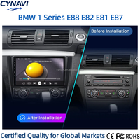 Autoradio Android Auto CarPlay GPS DAB+ FM Transmitter Amplifier pour BMW Série 1 E88/E82/E81/E87 2004-2011
