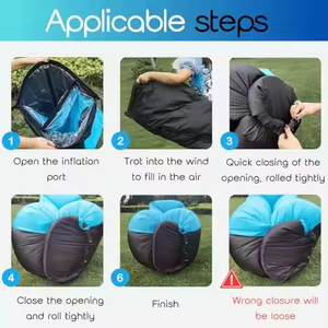 ZJFIT Outdoor Inflatable <strong>Sofa</strong> Lounger <strong>Air</strong> Camping Beach Picnic Lazy Ultralight Inflatable <strong>Sofa</strong> Lounger <strong>Air</strong> Hiking Beach <strong>Bed</strong> - Product Image 6