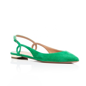 2020 Taillingjia Flat <strong>Shoes</strong> Loafers Ballet Flats Green Classic Pointed Toe Faux Suede <strong>Ladies</strong> Women Casual <strong>Summer</strong> Large Size - Product Image 3