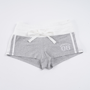 Pantalones Cortos Deportivos Casuales de Cintura Ancha con Cordón y Estampado de Letras en Contraste de Color para Mujer, Estilo Y2K, Venta al Por Mayor - Product Image 6
