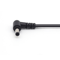 UL2464 22AWG DC Plug Angle Droit 5.5x2.1mm 12V PVC Jacket Open End Pig Tail 5521 DC Cable for Speaker Microphone Monitor