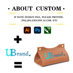 Custom Leather <b>Tissue</b> Cover Elegant and Durable <b>Tissue</b> Box Holder for Home Office and Gifts - Product Image 2