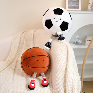 Nouveau ballon de football/soccer en peluche doux unisexe, jouet en peluche en coton rembourré de PP, personnalisable, cadeau ODM pour les enfants, les filles et les garçons - Product Image 2