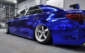 Stiker Pembungkus Vinil Emas Mawar Cermin Krom Mengilap Tinggi Fashion Stiker Pembungkus Mobil Bebas Gelembung Udara & Pembungkus Kendaraan Film Vinil - Product Image 2