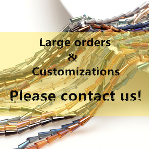 Perles de verre sous forme de pagode pour la fabrication de bijoux, lot de 5, accessoires de bricolage, collier, boucles d'oreilles - Product Image 6