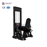 Chaise d'extension des jambes à double fonction pour entraînement des quadriceps, équipement de musculation professionnel