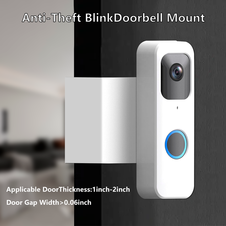 Ring Doorbell Wedge Anti-Theft Doorbell Mount No Drilling Compatible With Wireless Doorbell Installation