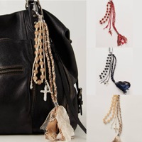 LLavero y bolso de moda personalizables bonitos a la moda para mujer, colgante intercambiable, llaveros de cristal