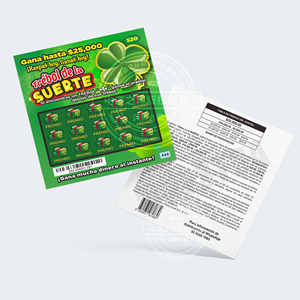 Low Cost Custom Printed Paper Scratch and Win Cards High Quality Lotto Cards in China - Product Image 3
