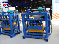 Machine à fabriquer des briques hydrauliques QT40-2, machine à fabriquer des blocs de béton, machine à fabriquer des briques pour le pavage routier, en vente