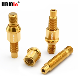 น็อตล้อไทเทเนียม HRMin M12*1.5 มม. เกรด 5 ผลิตจากไทเทเนียม Ti-6Al-4V ชุดน็อตล้อสำหรับรถแข่ง BMW - Product Image 4