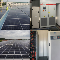 Système d'énergie solaire hybride commercial 20KW 30KW 50KW avec onduleur Deye Solis et système de stockage par batterie