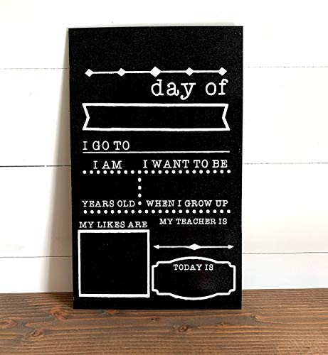 Первый день в школе со стирающимися чернилами грифельная доска