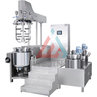 Machine d'émulsification et d'homogénéisation sous vide, mélangeur émulsifiant, pompe, moteur, boîte de vitesses, construction en acier inoxydable, certifiée CE/ISO