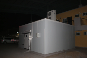 FR-CR03B 30CBM <span class=keywords><strong>Camion</strong></span> Industriale Verdura Frutta Congelatore Stanza Fredda <span class=keywords><strong>con</strong></span> Condensatore - Product Image 5