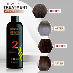 Original Factory Keratin perawatan Brasil 1000ml, dengan kolagen untuk semua jenis rambut menghaluskan & pelurus alami tahan lama - Product Image 4