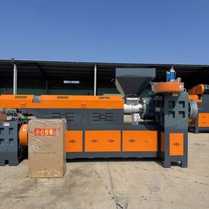 Single Screw Continuous 24H Production PVC Profile Pipe Waste Extruder Unit Temperature Transmitter Supporting Floating Washer - Product Image 2