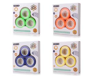 Nouveaux anneaux magnétiques transfrontaliers uniques, bagues magnétiques puissantes et jouets anti-stress pour les doigts et fidget <span class=keywords><strong>spinner</strong></span> - Product Image 2