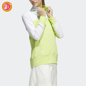 Chaqueta de golf de poliéster reciclado acolchado para mujer, ropa de punto transpirable de manga larga con cuello simulado, forro de nailon - Product Image 3