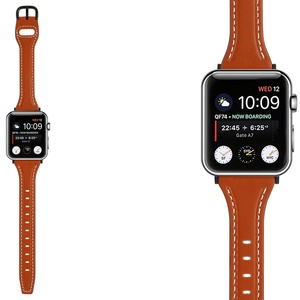 <span class=keywords><strong>Bracelet</strong></span> de montre femme en <span class=keywords><strong>cuir</strong></span> pour <span class=keywords><strong>Apple</strong></span> <span class=keywords><strong>Watch</strong></span> 8 7 49mm 41mm 45mm <span class=keywords><strong>Bracelet</strong></span> fin pour IWatch Series 6 5 4 SE 40mm 44mm Bracelets - Product Image 6