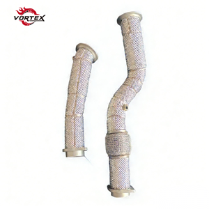 Tubo de Escape de Alto Flujo Vortex de Acero Inoxidable 304 para BMW M3 G80 M4 G82 S58 3.0T 2023–2025 con Protector Térmico Sin Advertencia de Sistema de Escape (CEL) - Product Image 1