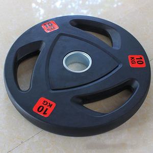 ขายส่ง Tri Grip กันชนยกน้ำหนักปรับเทียบบาร์เบลแผ่นน้ำหนักสำหรับยิม - Product Image 2