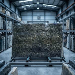 Modern Polished Diamond Grey <b>Marble</b> Slab Big Slab Durable Calcite Kitchen Surface - Product Image 1