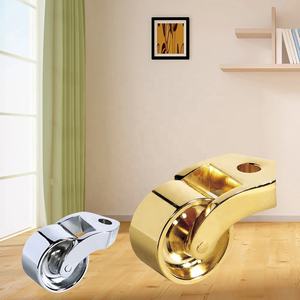 ULK 1 Polegada Castor Wheel Pequenos Móveis De Latão Rodízios Para Cama - Product Image 2