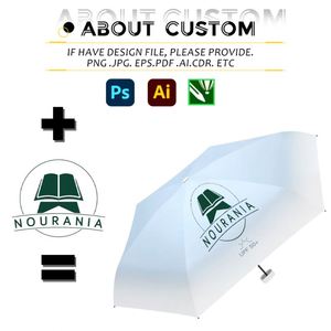 Parapluie solaire pliable personnalisé à cinq volets avec logo, vente en gros, parapluie solaire pliable à la main, résistant aux UV, mini parapluie capsule - Product Image 3