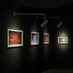 Luz LED de riel colgante con Zoom de 12W, estilo moderno, cuerpo de aluminio, foco de poste largo para Museo y Galería de montaje en pared de tienda - Product Image 4