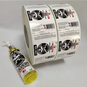 Custom Fles Pakket Sticker Afdrukken Etherische Olie Fles Etiketten