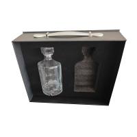 Boîte cadeau de luxe personnalisée avec logo, tiroir coulissant, pour une bouteille de spiritueux, emballage rigide pour Baijiu et Whisky