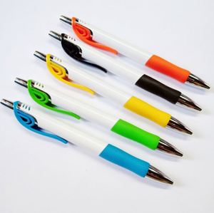 Best Selling Competitive Price Colorful Grip Plastic Ball <b>Pen</b> With Custom Your Design - Product Image 3
