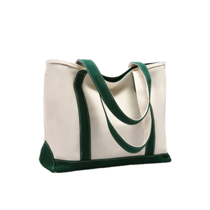 Borsa Tote in Tela Resistente su Misura con Manici a Contrasto e Logo Personalizzato per Regali Aziendali di Lusso - Product Image 4